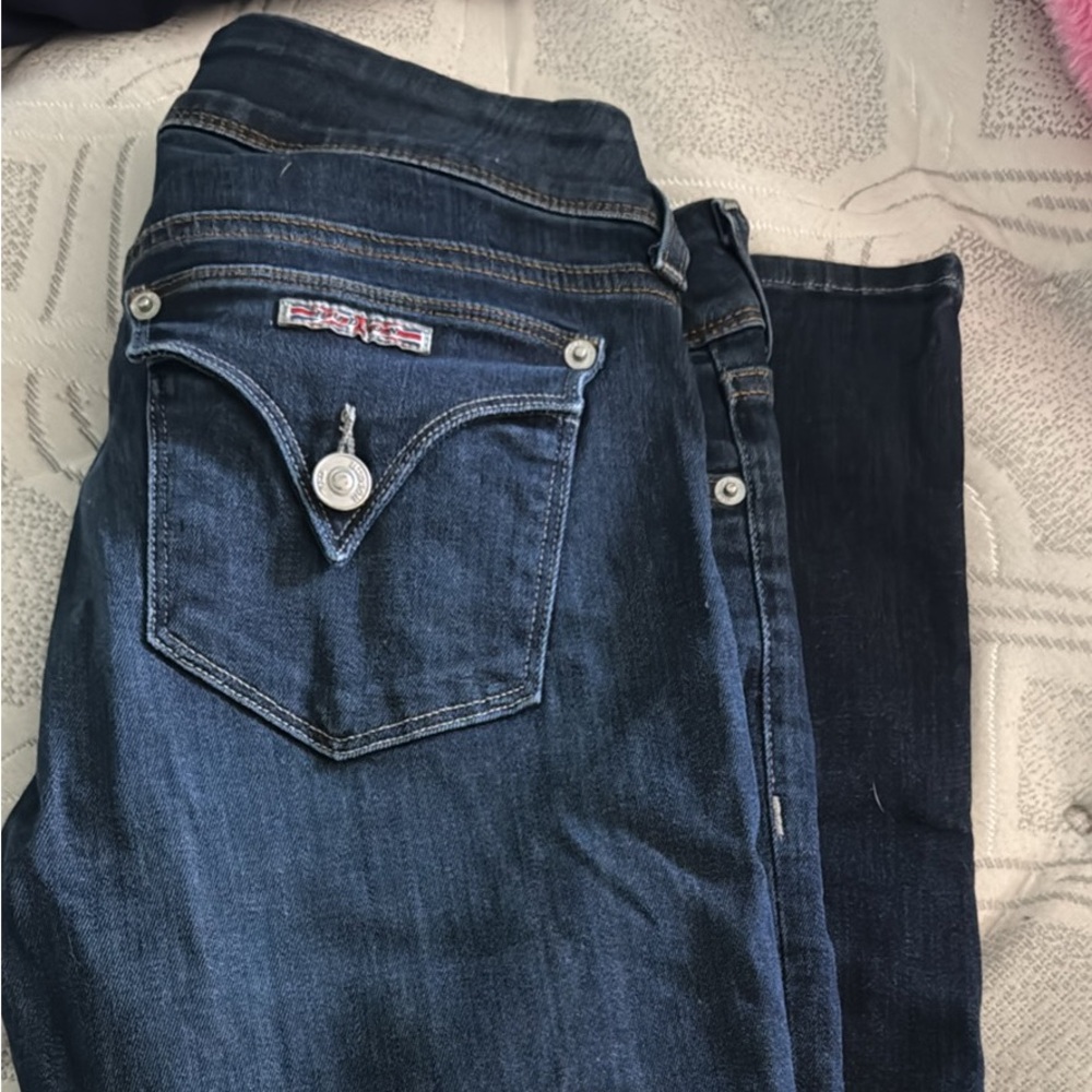Hudson Jeans Dark Blue Straight Leg Jeans